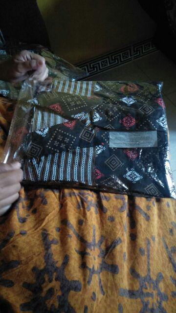 Di Tumbas Bos !! Kemeja Batik Pria Prndek Batik Pria Lengan Pendek Motif Abas - Batik Kranji