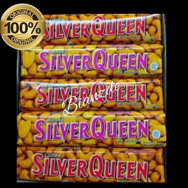 

Siverqueen 65 gr Cashew & Almond / Coklat / Coklat Silverqueen / Coklat Murah / Silverqueen Murah