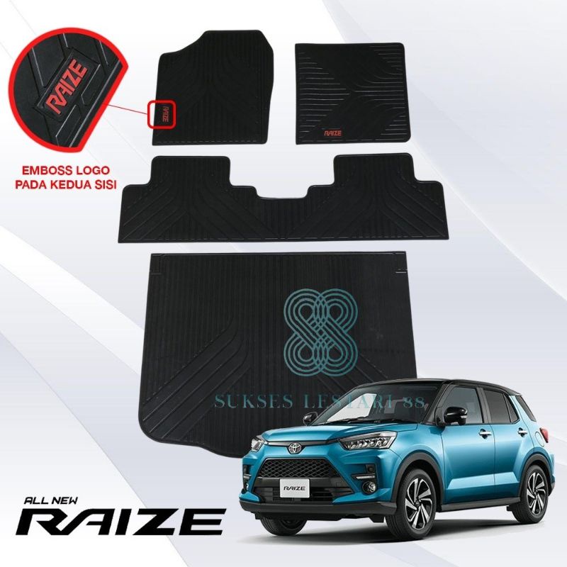 Karpet Mobil Toyota Raize Full Set