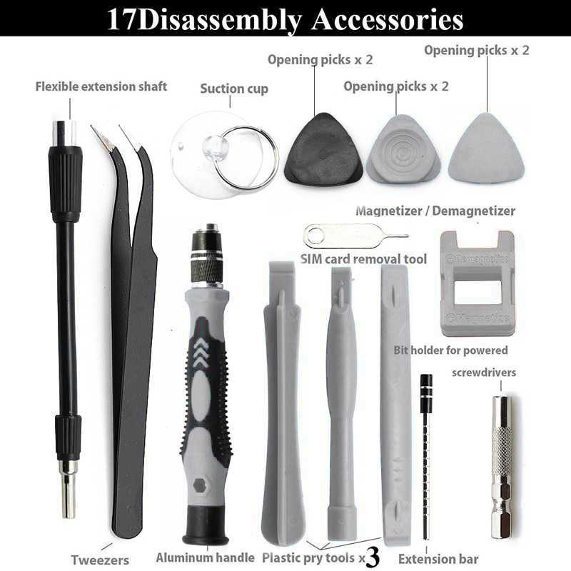 Taffware 115 in 1 Screwdriver Set Reparasi Smartphone Insulated 10817