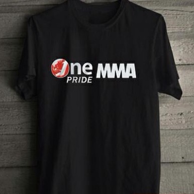 MMA KAOS MMA ONE PRIDE LENGAN PENDEK HITAM MMA