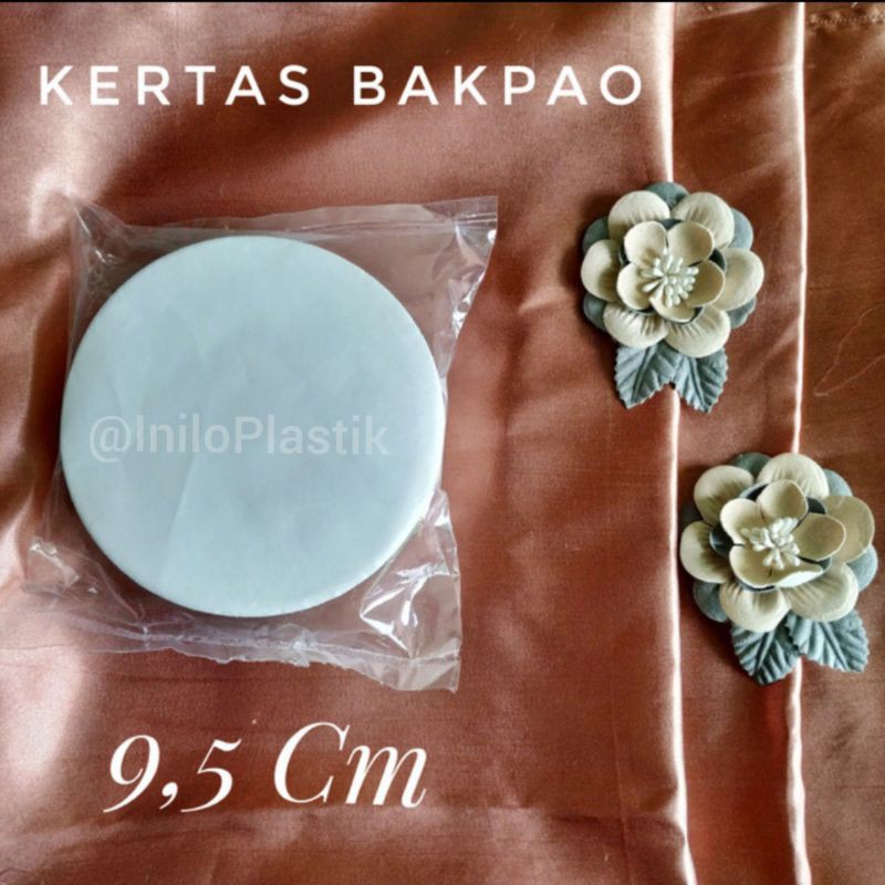 

Kertas Alas Bakpau 9,5 cm / Bakpao Paper Diameter 9,5 Cm @1pack