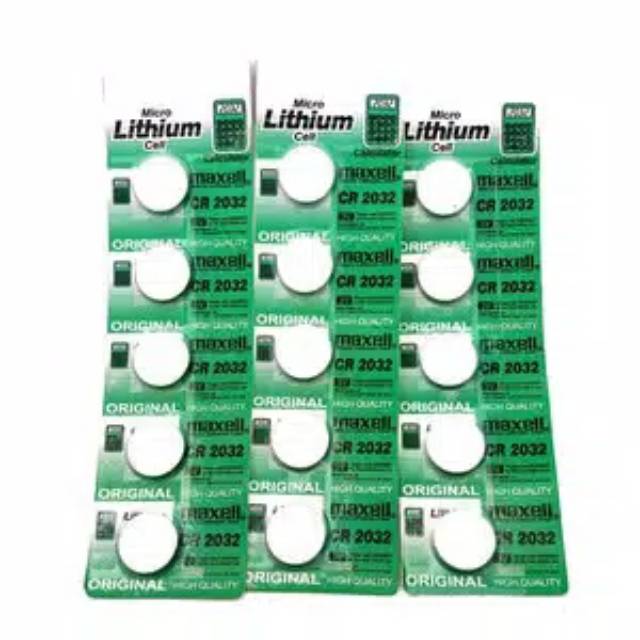 Baterai Murah Lithium Type CR-2032 3V (Harga Satuan)