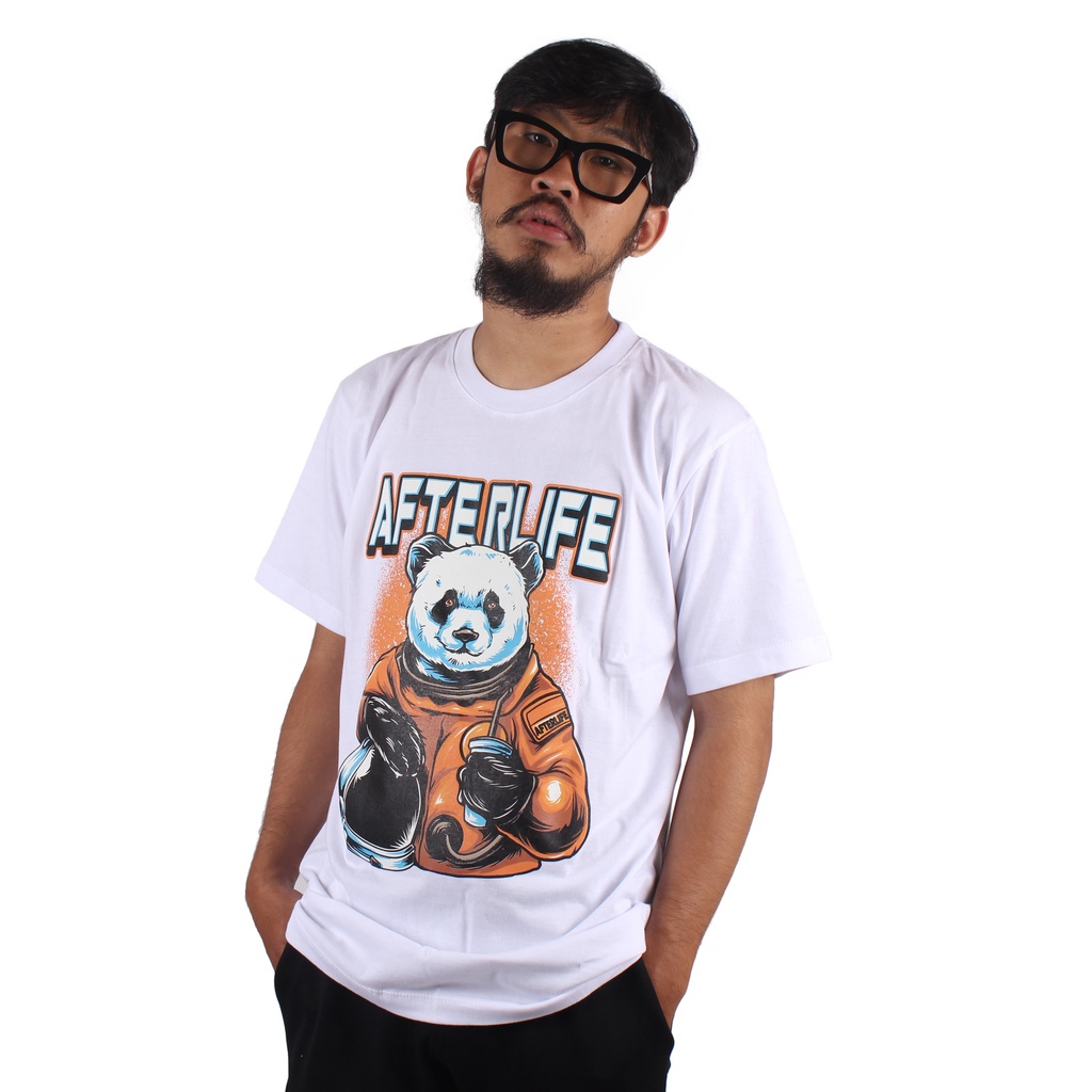 AFTERLIFE - Tshirt Afterout Panda White | 21050D