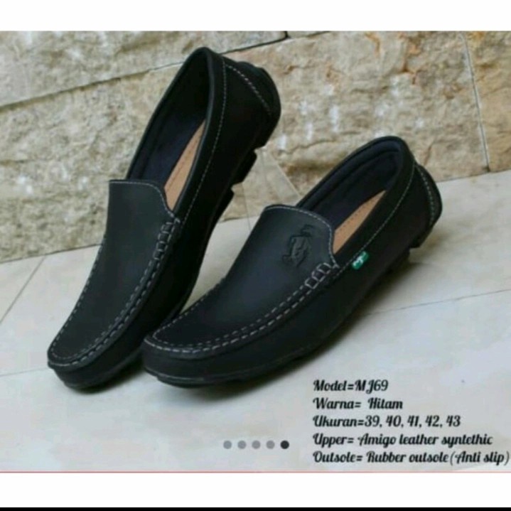 Sepatu Slip on Pria-Sepatu Santai Casual-Sepatu sorong kulit Suede-Sepatu Kerja Kantoran