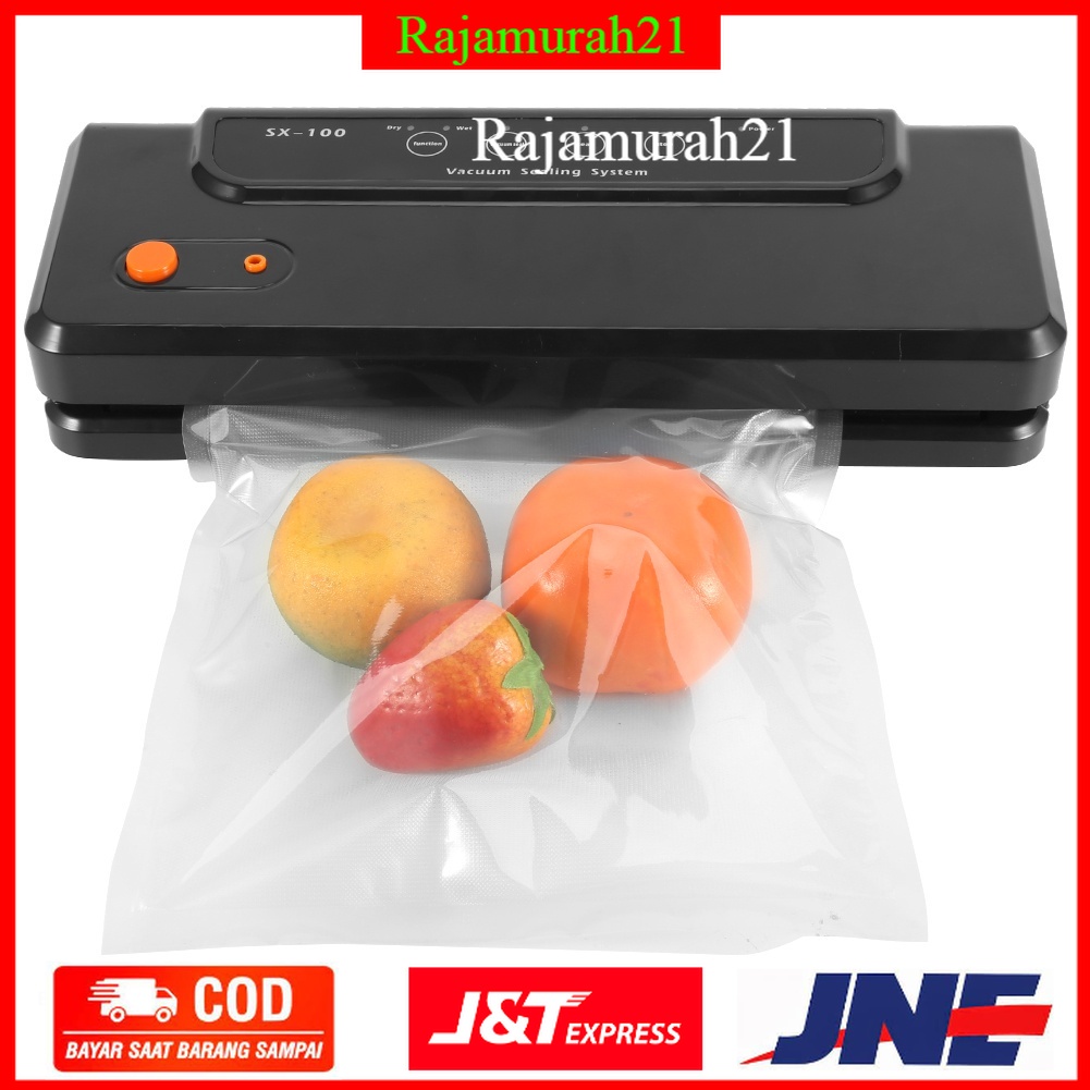 PROMO Pompa Vacuum Sealer Multifungsi - SX-100 - Black