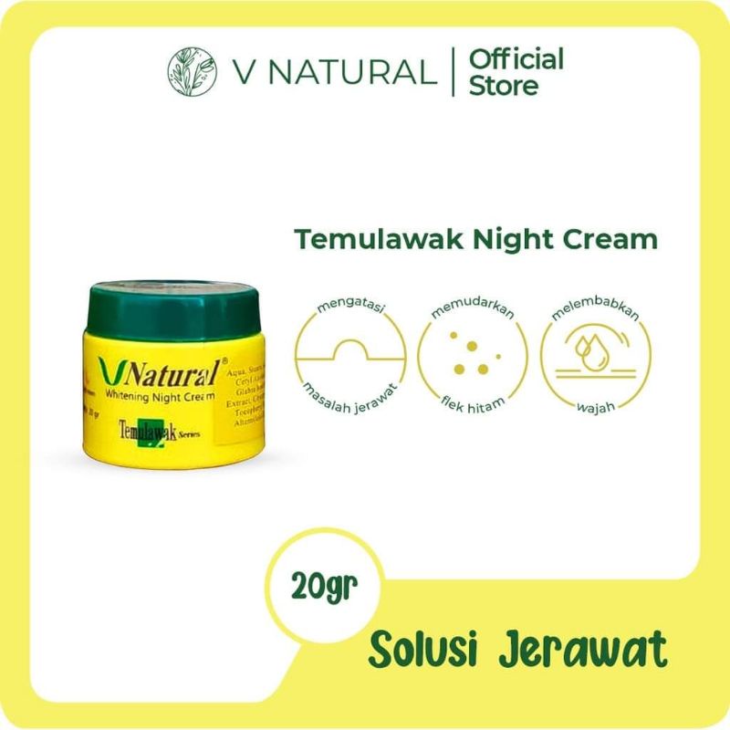 Cream Day/Night Temulawak V Natural Original/BPOM