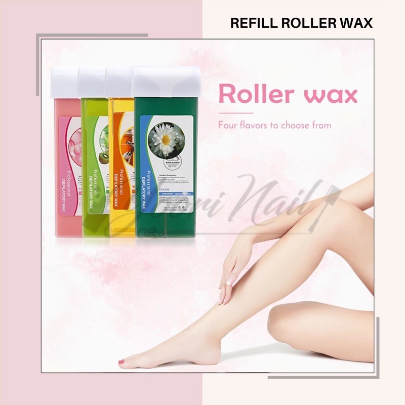 Refill roller wax depilatory hair wax removal waxing pembersih bulu