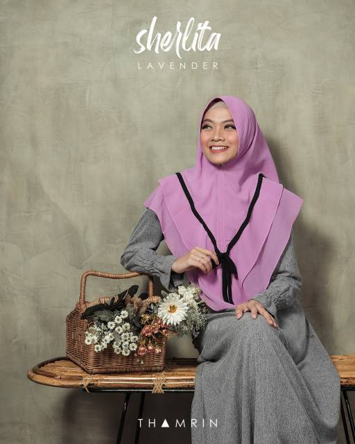 THAMRIN-Khimar Sherlita-Khimar Ceruti-Hijab Ceruti