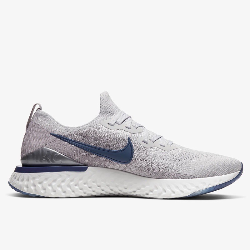 Nike Epic React Flyknit 2 Vast Grey Coastal Blue Original BNIB