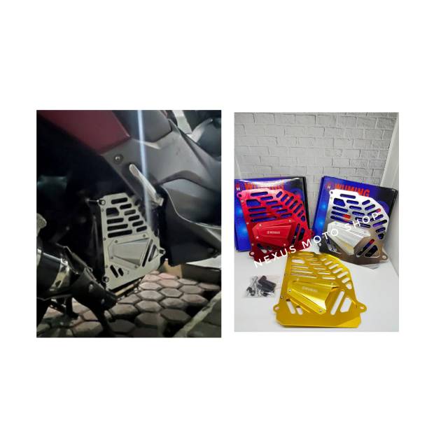 tutup radiator nmax 155 cover radiator wuming cnc yamaha nmax 155