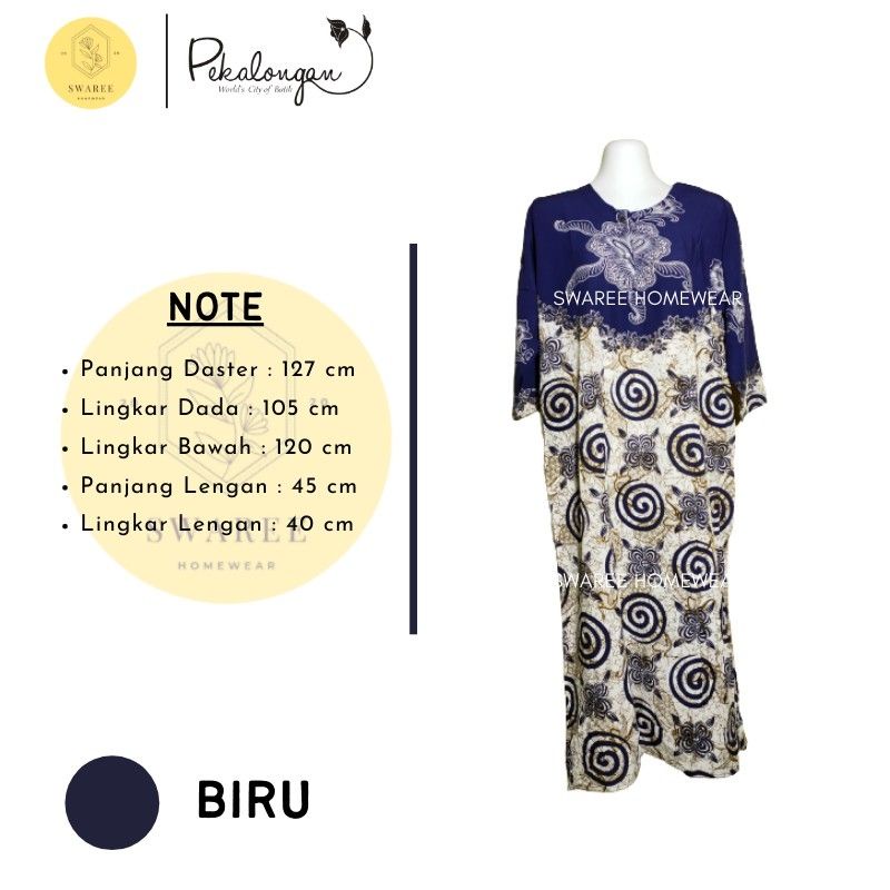 Daster Busui Baju Wanita Lengan Panjang Pakaian Perempuan Dewasa Kekinian Ibu Menyusui Harga Grosir Murah Motif Batik Pekalongan Bahan Rayon