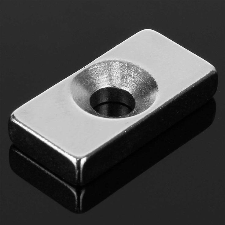 Magnet Neodymium Blok Ring panjang 10mm dan 15mm (1 lubang)