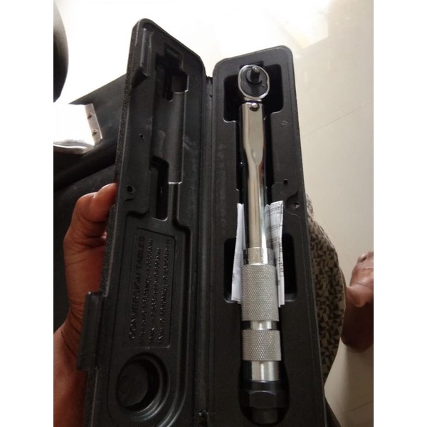 Grab Medan Kunci Pas Torque Wrench Two-way Spanner Tools 1/4 5-25nm PEGASI MXT-372B