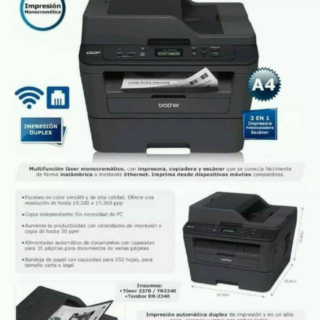 

Brother DCP-L2540DW Printer