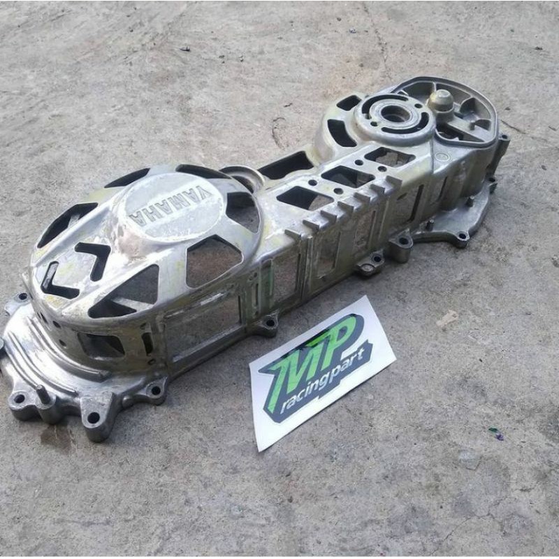 blok bak cover cvt nouvo mio custom coak belum di repaint ulang bahan untuk di cat crome karbon