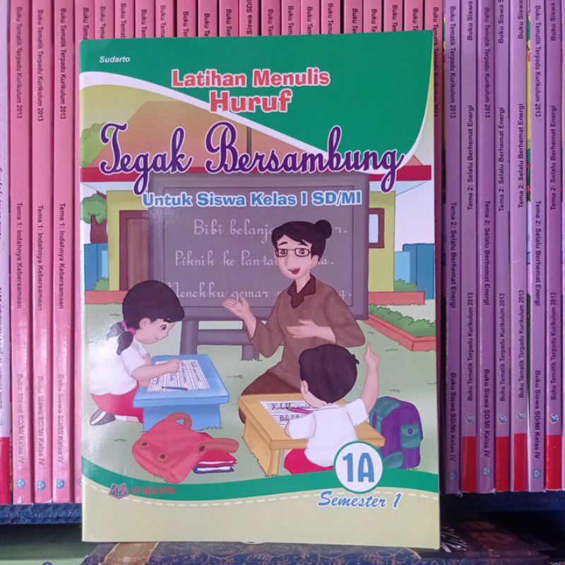 Jual Buku Latihan Menulis Tegak Bersambung Kls 1A Penerbit Cv Arya Duta ...