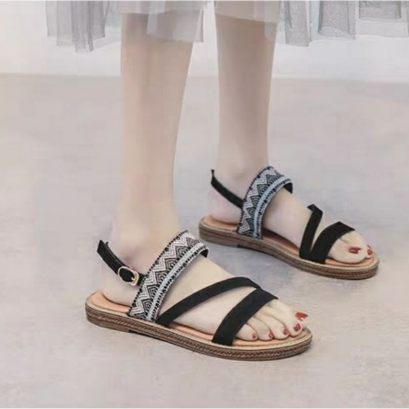 Sandal Wanita Tribal / Sendal Wanita / Sandal Wanita Terbaru 2020 / Bisa Bayar Di Tempat(cod)