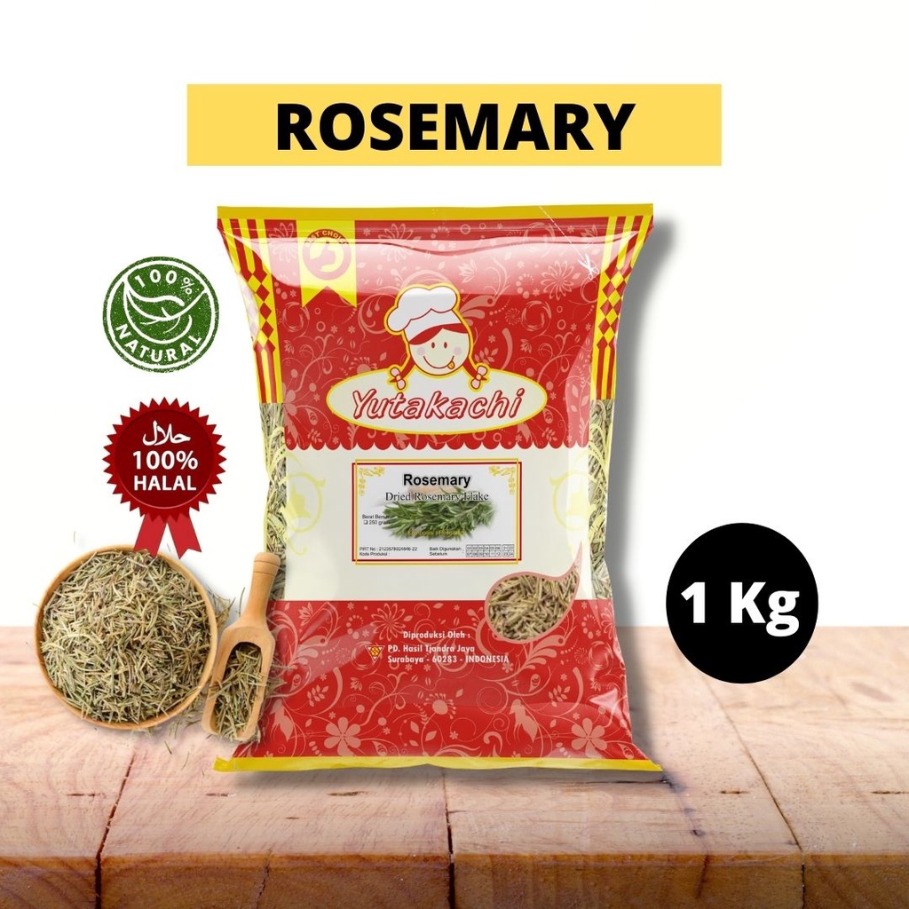 

Rosemary 1 Kg Yutakachi (isi 4 pcs @250 gram)