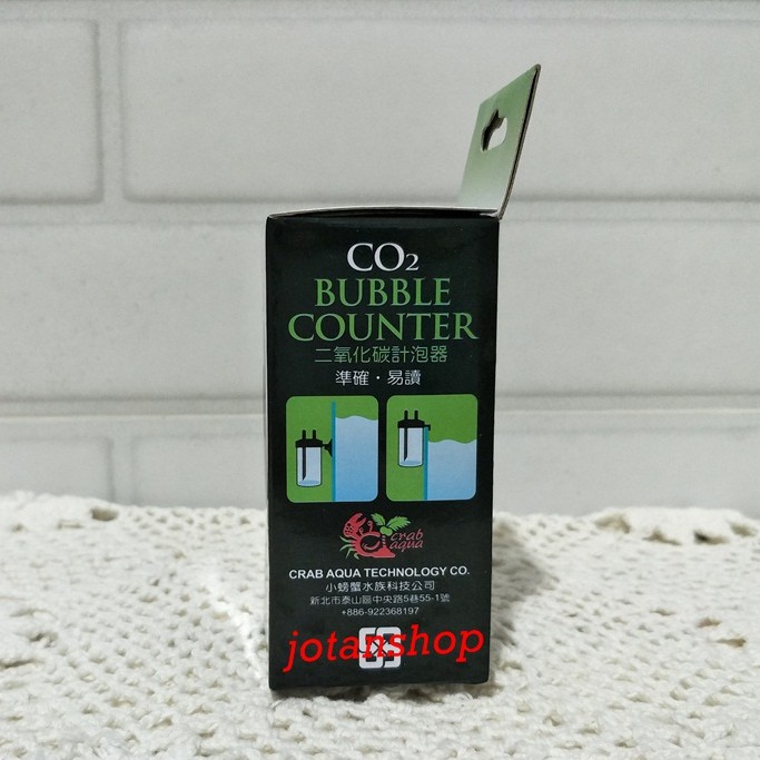 Bubble Buble Counter CO2 Aquascape Aquarium size L Besar