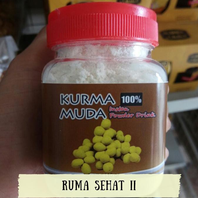 

Berkualitass Serbuk Kurma Muda / Bubuk Kurma Muda Promil 110 Gram Neww