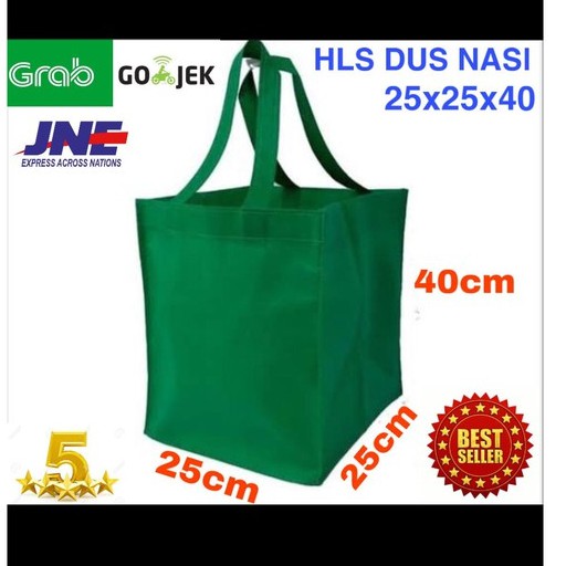 

TAS KAIN HANDLE LIPAT SAMPING DUS NASI / GOODIEBAG KAIN DUS NASI / SHOPPING BAG KAIN MIN ORDER 12