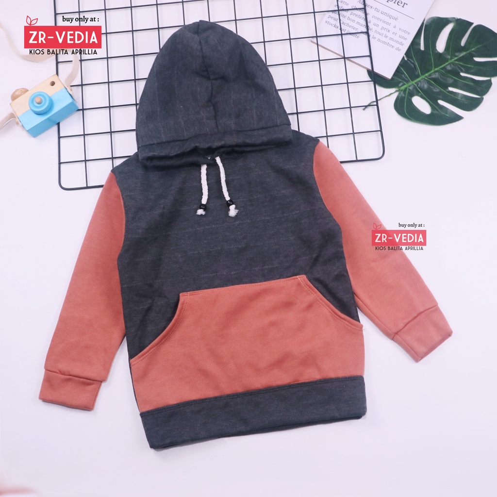 Hoodie Anak Polos uk 4-6 Tahun / Universal Sweater Anak Laki Perempuan Baju Hangat Panjang IMPORT