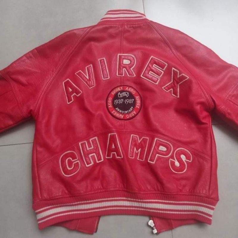 Vintage Avirex Varsity Leather Jacket