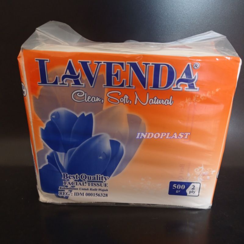 Tissue/Tisu Facial Lavenda Besar/Tisu Wajah