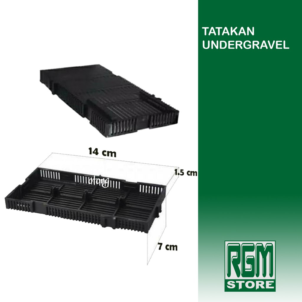 tatakan plat dasar undergravel under gravel aquarium aquascape murah