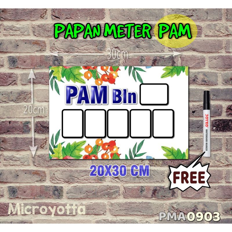 

Microyotta Papan Meter Listrik PLN PAM motif Unik - Lukis 03