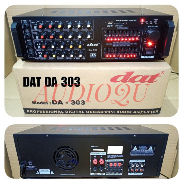 AMPLIFIER DAT DA 303 AMPLI DAT DA303