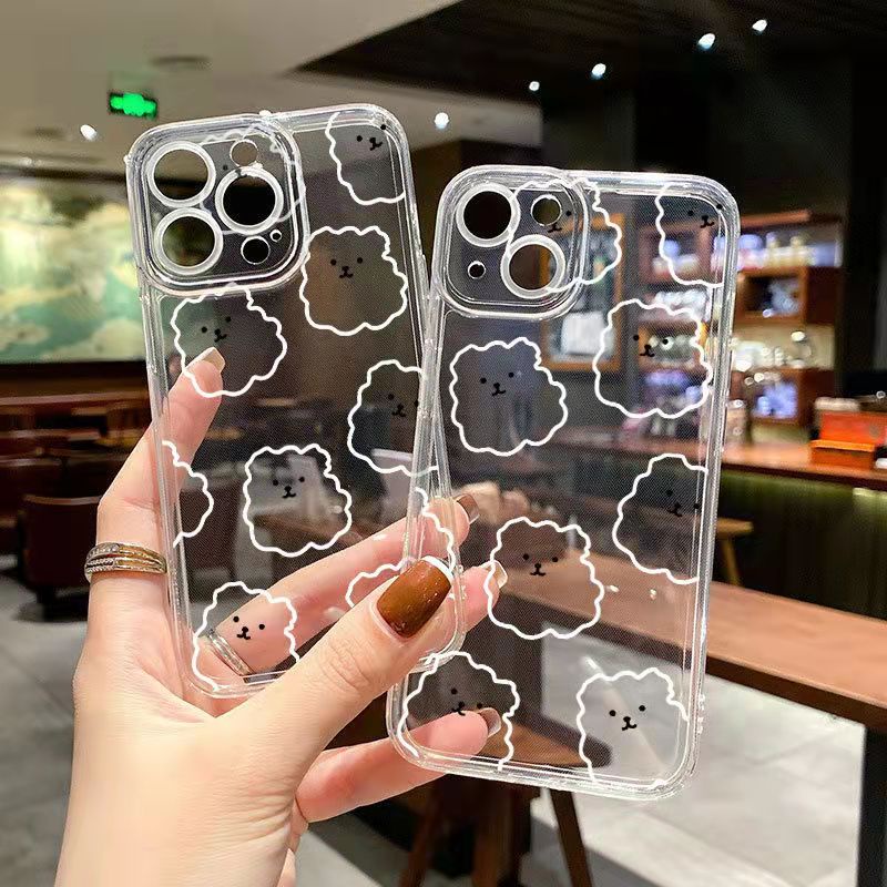 Soft Case Tpu Transparan 13pro 13prm Motif Kartun Untuk iPhone 11 7Plus 8Plus Xr XS 13 12pro Max