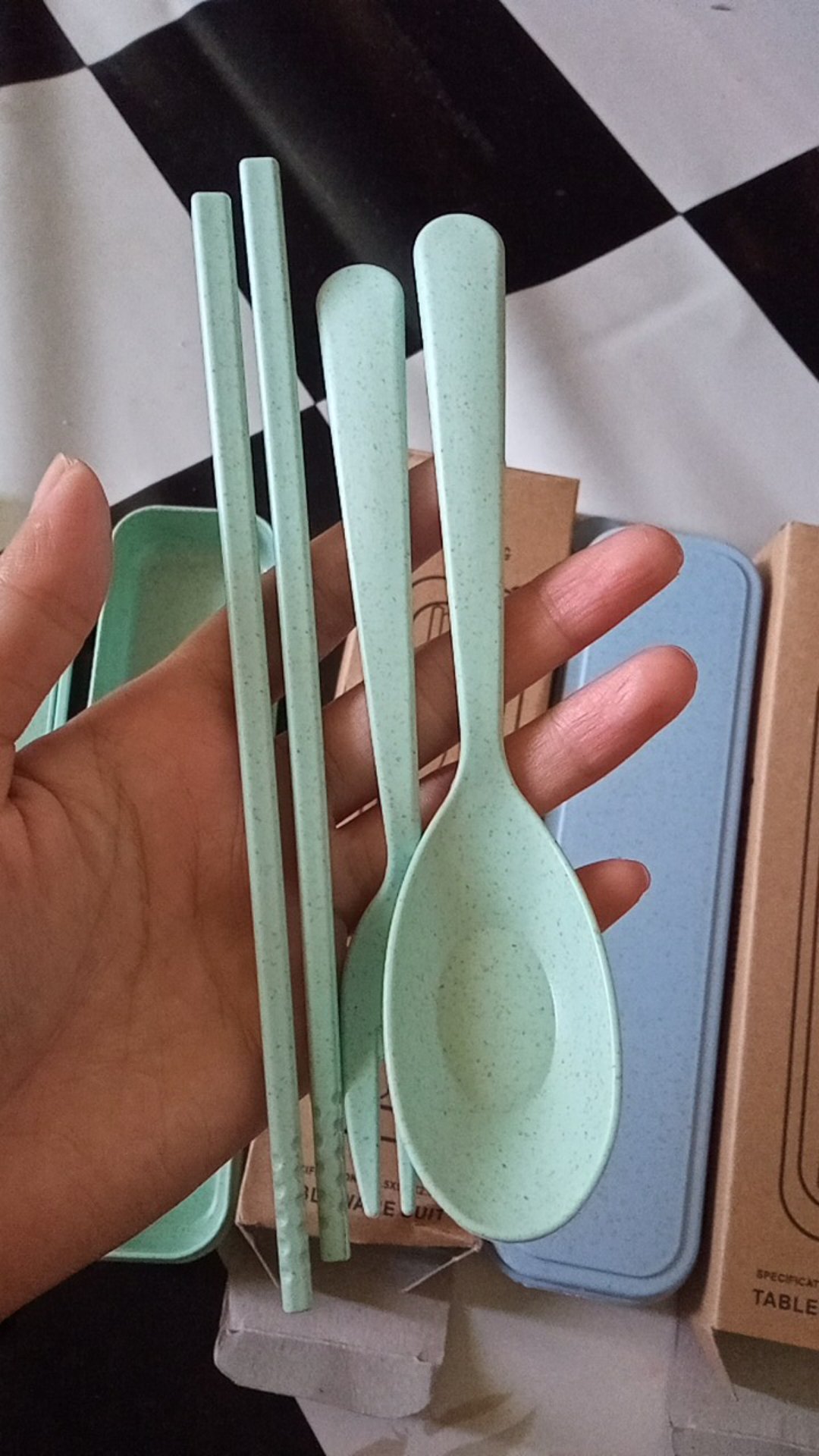 Rsb Cod Sendok Garpu Sumpit Polos Set 3 In 1 Kode Sps11 Perlangkapan Rumah Tangga Murah Dapur