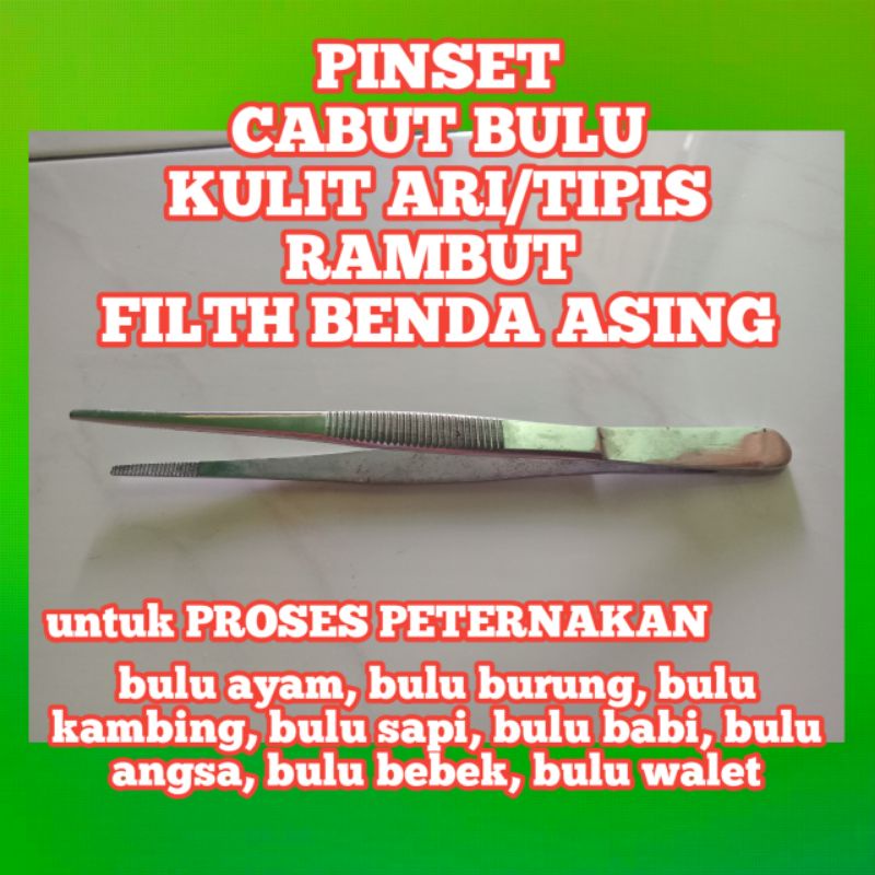 PINSET BULU KULIT BURUNG WALET, PINSET SARANG BURUNG WALET, PINSET BULU KULIT SAPI, PINSET BULU KULI