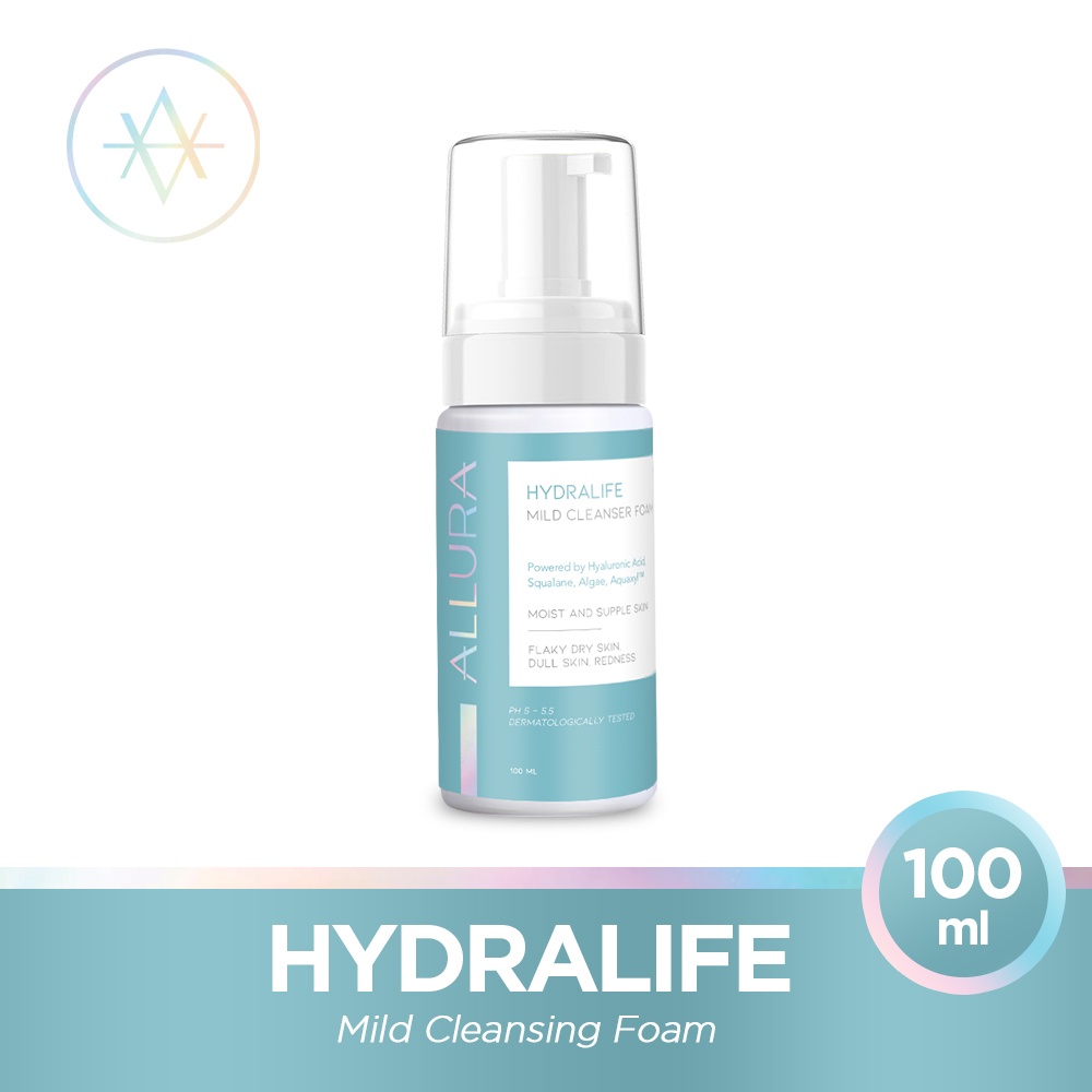 AZARINE X ALLURA HYDRALIFE MILD CLEANSING FOAM - 100ML