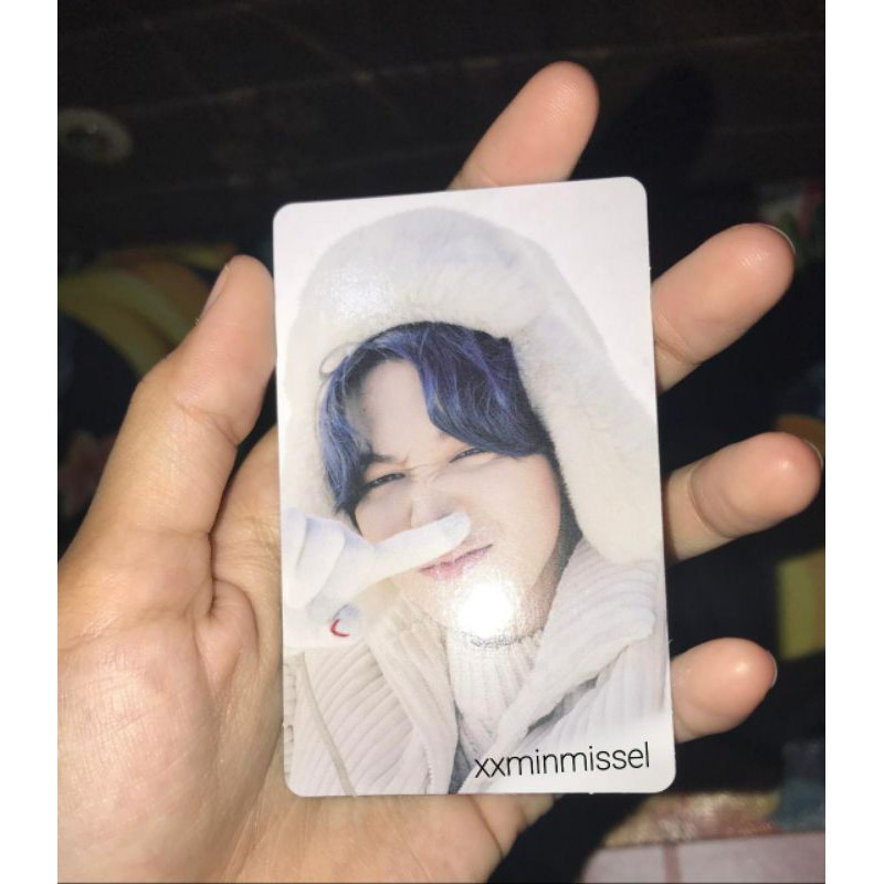 OFFICIAL BTS RANDOM PHOTOCARD PC WINTER PACKAGE JIMIN [BOOKED]