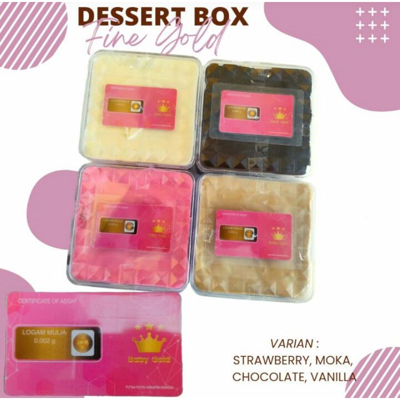 

Dessert box baby gold