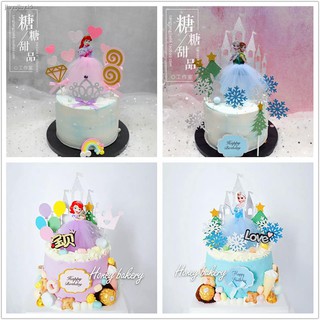 Figurine Princess Ariel Frozen  Sophia untuk Hiasan  Kue  