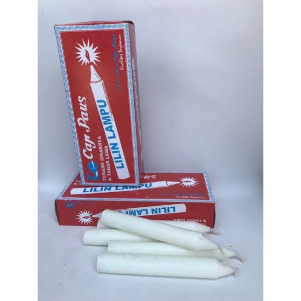 Lilin Lampu Cap Paus/Lilin lampu sekotak/Lilin mati lampu
