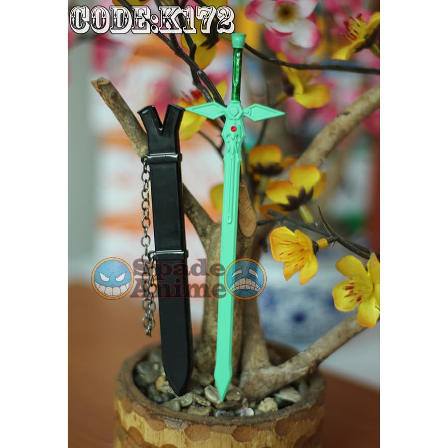 KEYCHAIN/GANTUNGAN KUNCI PEDANG KIRITO SWORD ART ONLINE DARK REPULSER