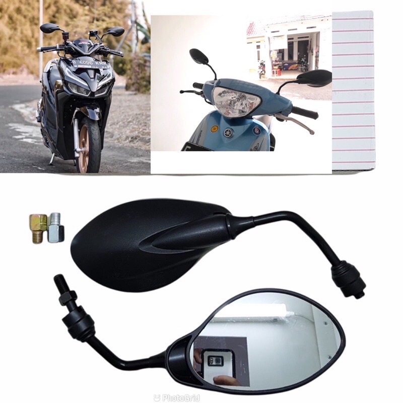 SPION X1 thailand universal untuk motor honda yamaha kawasaki spion x1 universal plus sambungan