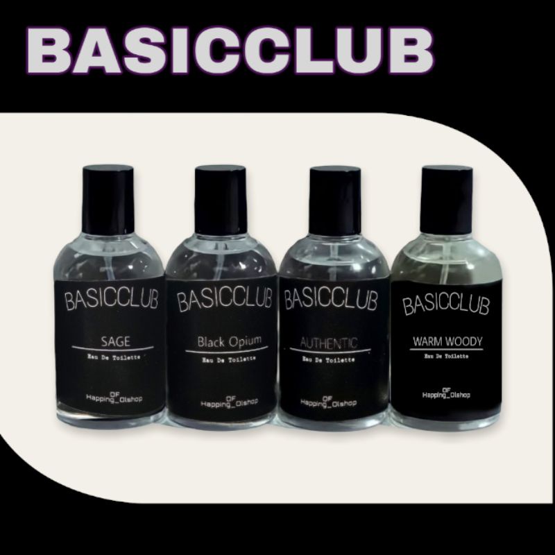 Basic Club parfume warm woody geamoore pria/wanita parfum elegant