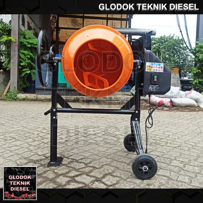 Jual Mesin Pengaduk Semen Molen Concrete Mixer Liter Alat Aduk Terbaik Shopee Indonesia