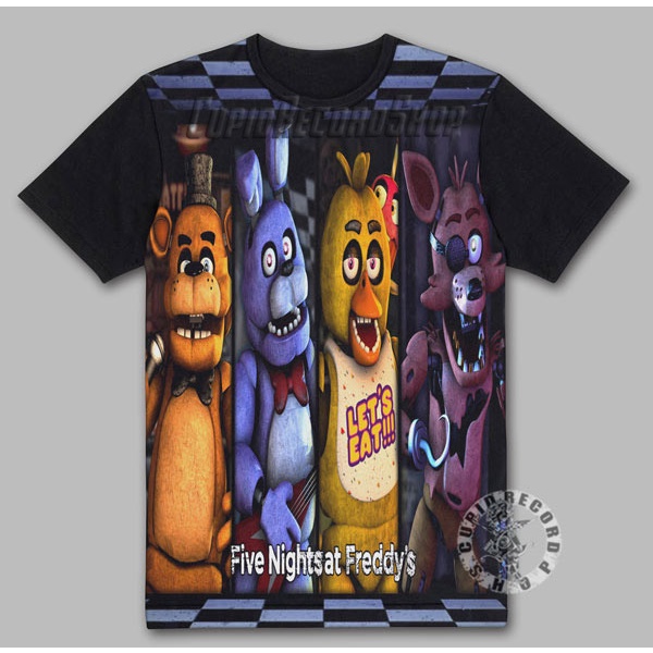 Baju FNAF Kaos Game Freddy Fazbear 3D 10237 DWS