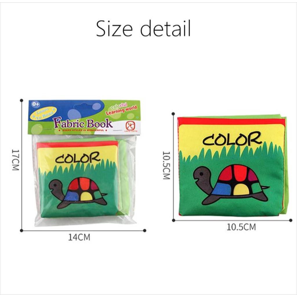 T24 - Buku Bantal bayi / Soft Book / Cloth Book / Buku Edukasi