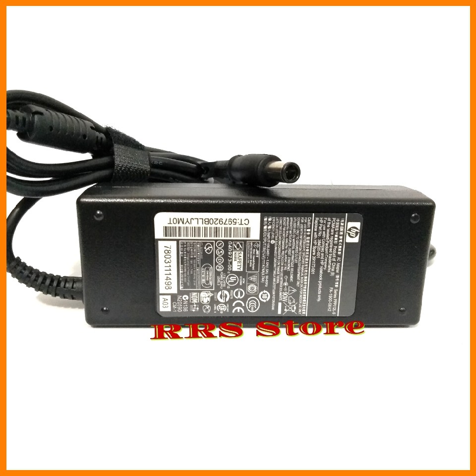 Adaptor/Charger Laptop HP Compaq 19.5A - 4.74A (PIN CENTRAL) ORIGINAL