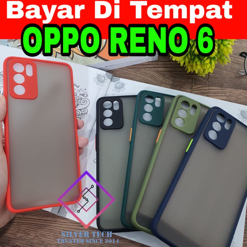 Silvertech Silikon Case Reno 6 4G 5G Kesing Reno 6 4G 5G aneka warna