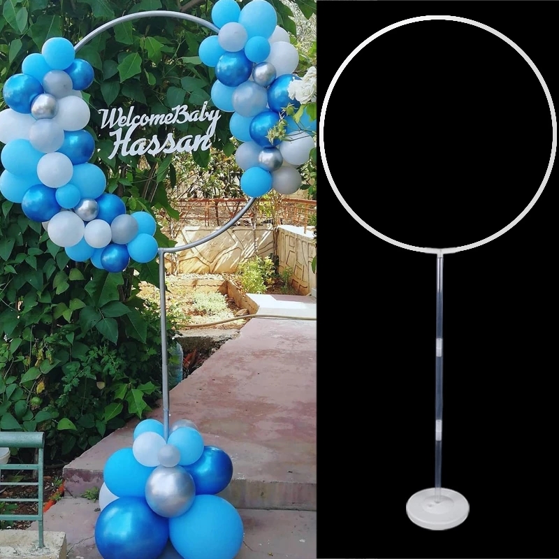 1 Set Stand Holder Balon Bentuk Bulat Untuk Dekorasi Pesta Ulang Tahun Dan Pernikahan