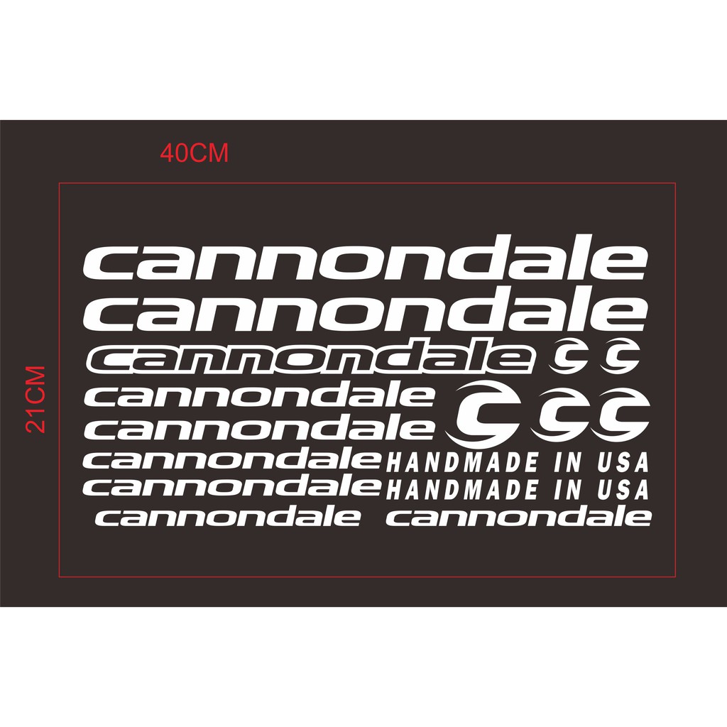 sticker cutting frame spedah cannondale
